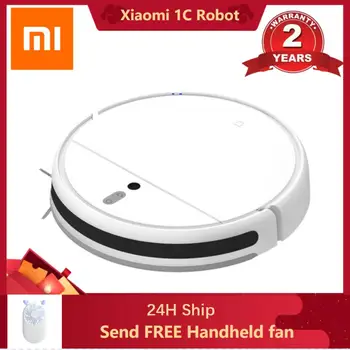 

Original XIAOMI MIJIA Sweep Mop Robot Vacuum Cleaner 1C for Home Auto Dust Sterilize 2500PA cyclone Suction Smart Planned WIFI