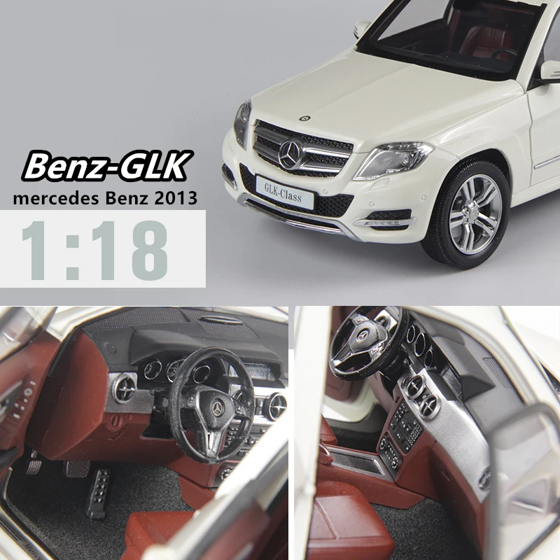 WELLY 1:18 внедорожник Mercedes GLK модель автомобиля из сплава в стиле ретро классическая