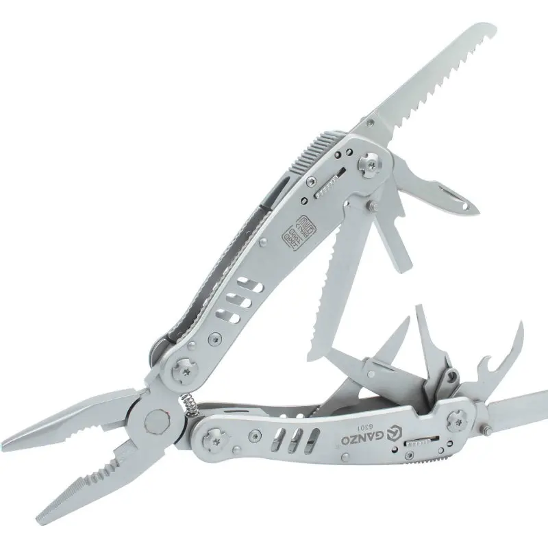 

Ganzo high quality multi functional stainless steel folding plier G301 EDC combination plier multi tool with tool bag bits
