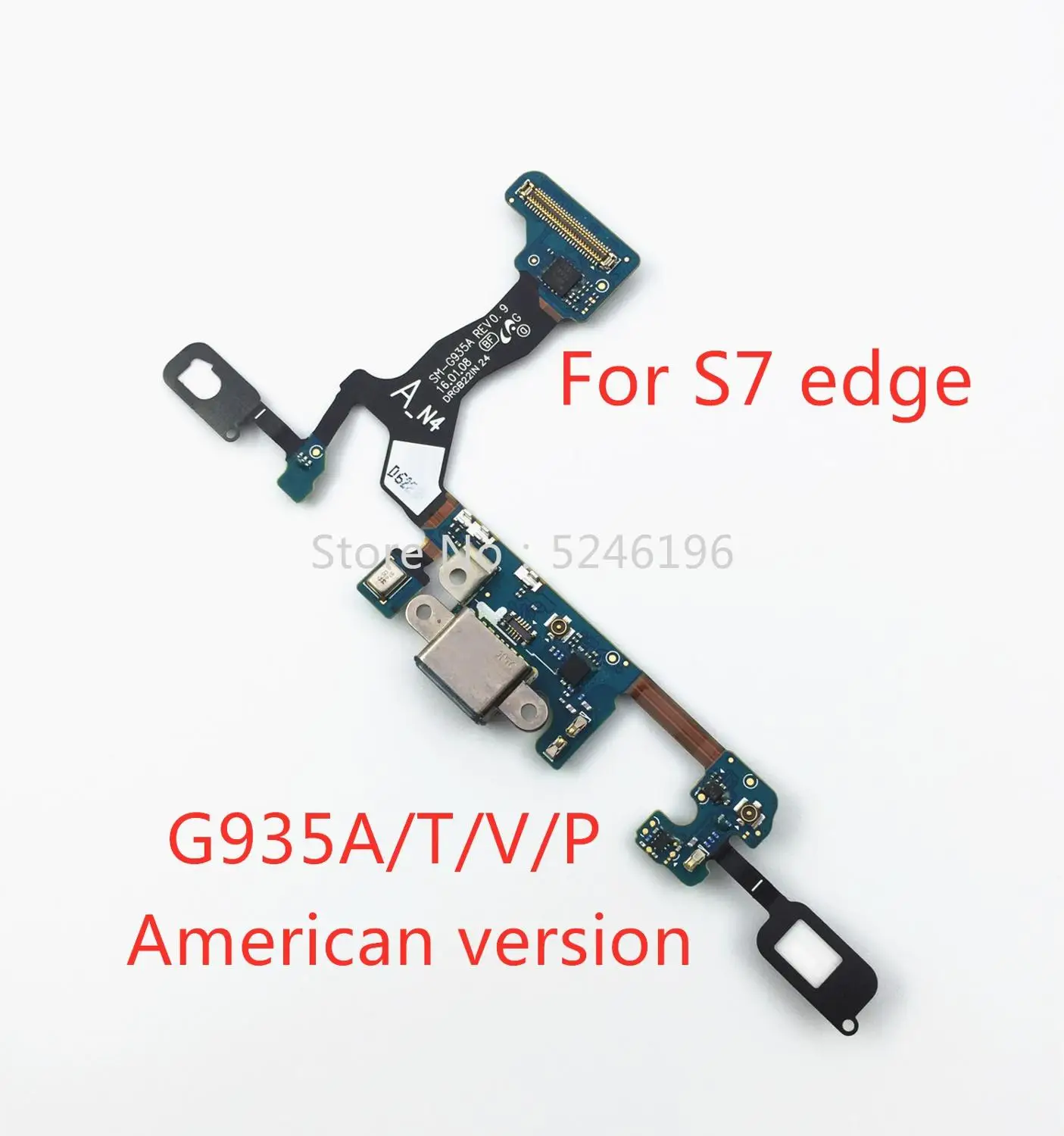 1 шт. для Samsung Galaxy S7 edge G935A SM-G935A USB-порт зарядки док-станция мини-разъем гибкий