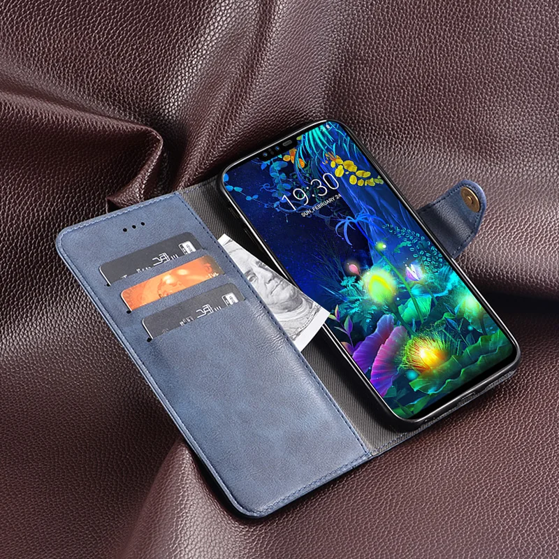Деловой кожаный чехол для Asus ZenFone Max Pro(M1) ZB602KL, роскошный винтажный флип-бумажник, чехол для Asus ZB601KL, ретро крышка