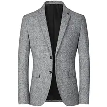 Moda magro casacos casuais bonito masculino jaquetas de negócios ternos novos blazers jaqueta de marca masculina listrado blazers topos