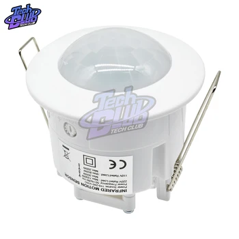 

110-240V AC Adjustable 360 Degree Ceiling PIR Infrared sensor Motion Sensor Detector Lamp Light Switch