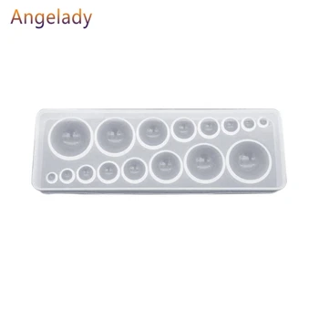 

Silicone Mold DIY Crystal Epoxy Resin Molds Time Stone Jewelry Making Crafts Round Handmade Cake Fondant Chocolate Tools JUL3