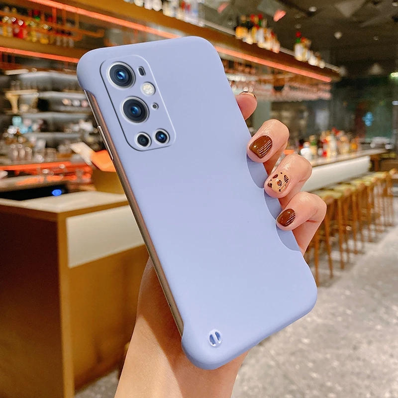 Borderless Protective Case For Oneplus 9 Pro For One Plus 10 8T 8 7 7T Pro 1+9R 10 Candy Color Matte Frameless Shockproo_voghion.com