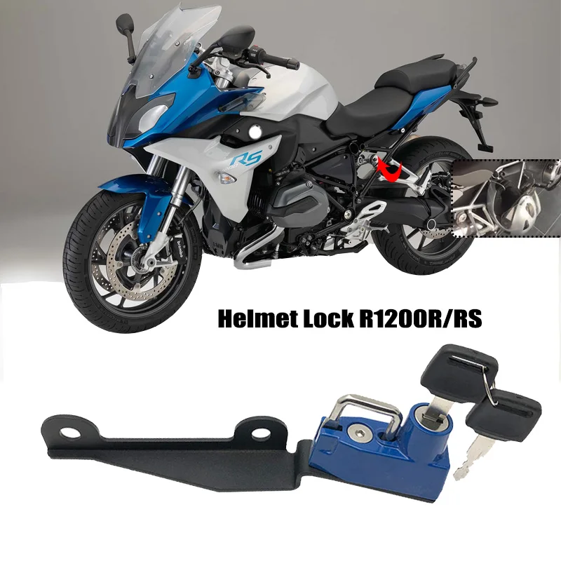 Sistema Antirrobo Casco BMW S 1000 XR 20- HELM-LOCK Plata