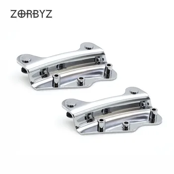

ZORBYZ Motorcycle Chrome 4 Point Docking Hardware Kit Detachable For Harley Touring FLHR FLHT FLHX 2009-2013