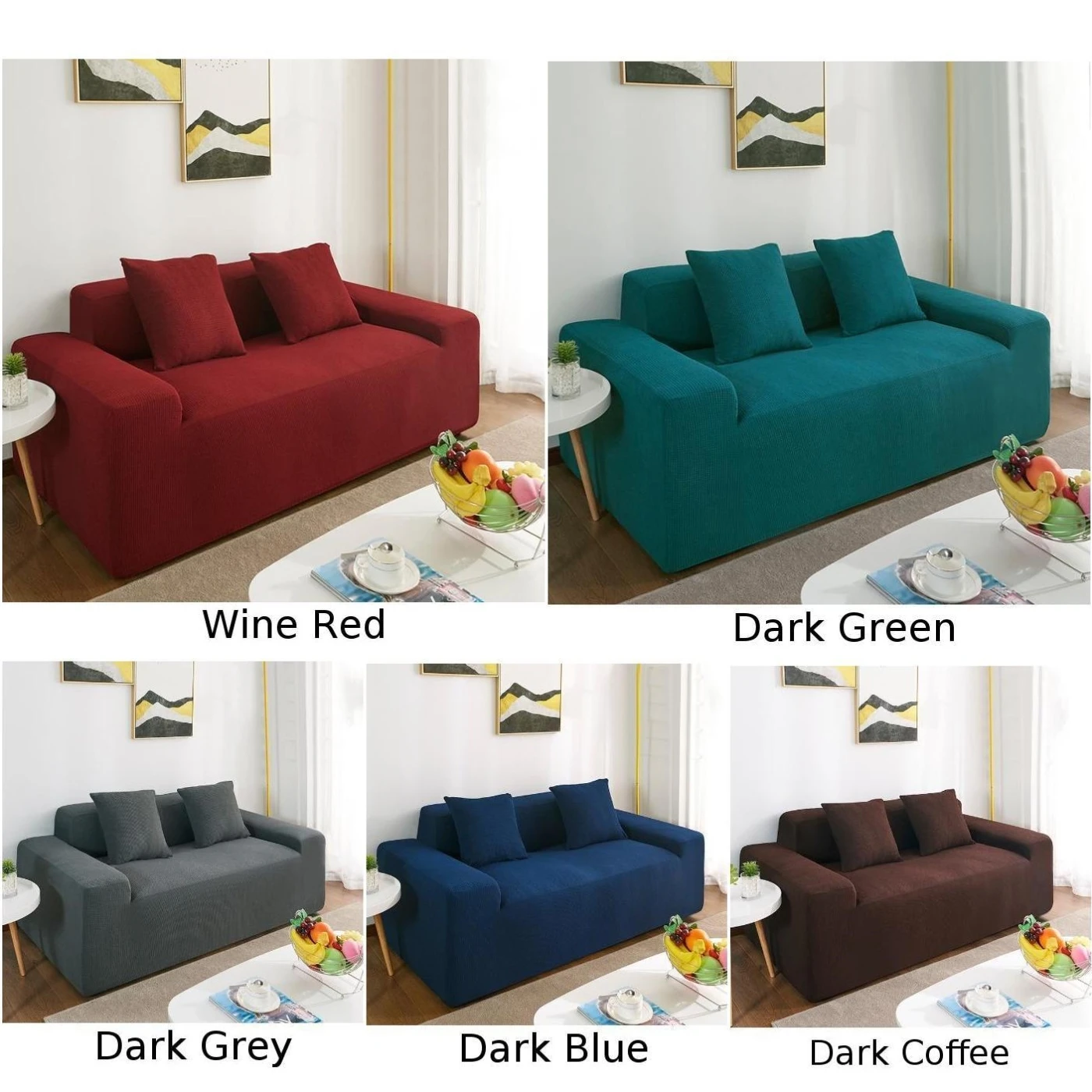 Чехол для дивана Однотонная одежда домашний чехол 2-местный моющиеся пыленепроницаемый Водонепроницаемый добавьте современный Стиль для того, чтобы ваш дом диван чехлы для стульев