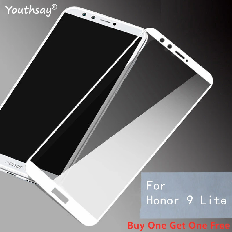 

Glass For Huawei Honor 9 Lite Screen Protector 2PCS Full Glue Cover Tempered Glass For Honor 9 Lite Glass for Honor 9 Lite Film