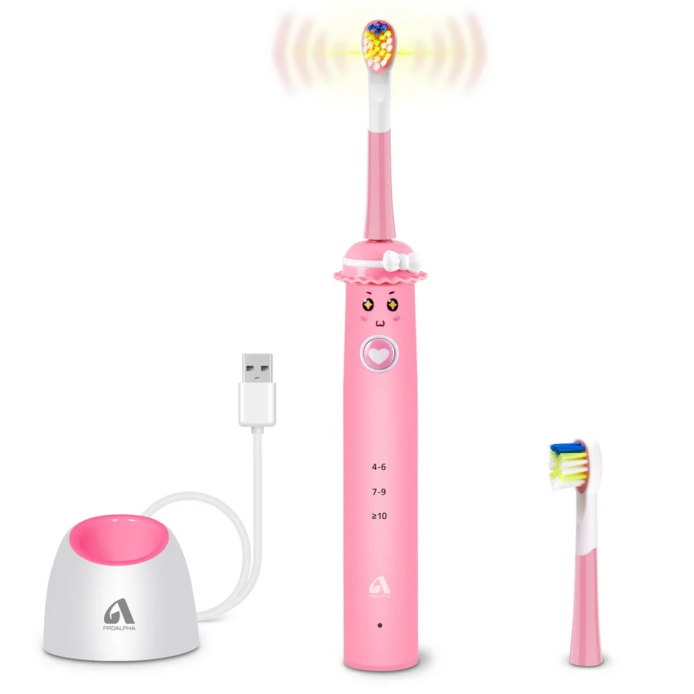 kids Electric Toothbrushes Sonic Whitening Oral cleaner Wireless USB