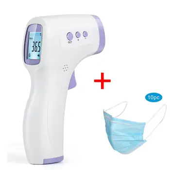 

Fast delivery LCD display ir digital laser thermometer Non-Contact Infrared Thermometer temperature test