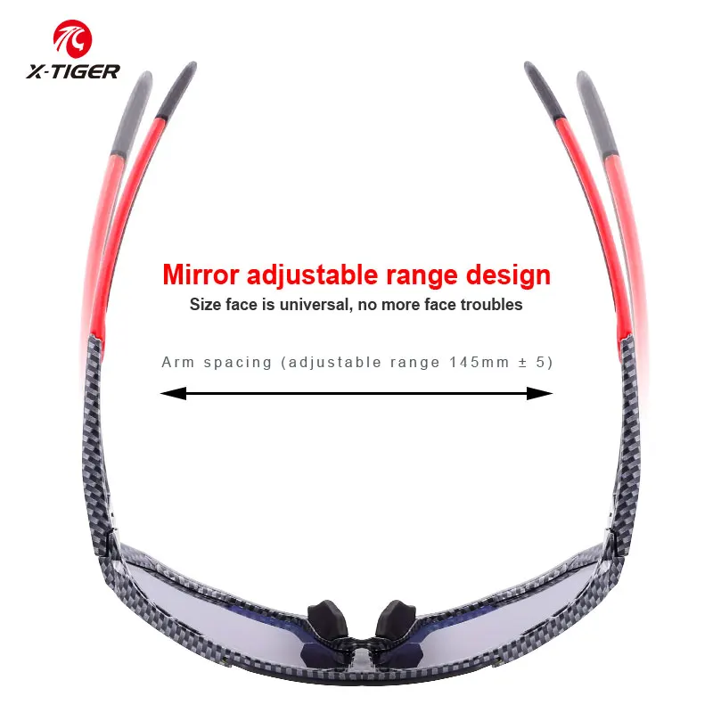 Cycling Sunglasses X-TIGER Polarized Cycling Glasses UV400 Cycling Sport Running Fishing Sunglasses MTB Bike Racing Photochromic Bicycle Eyewear