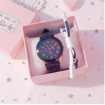 

Women's Candy Color Light Gree Pink Silicone Watch Analog Sports Girls Clock Wrist Watch