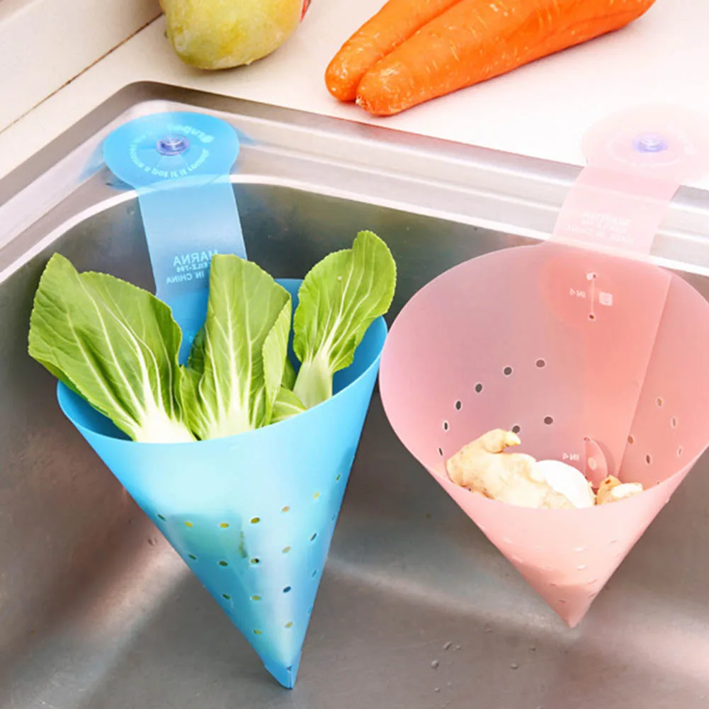 

1PC Random Color!!! Food Garbage Drain Trash Pop Stopper Kitchen Hot Strainer New Sink Chic Basket
