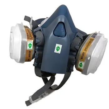 

Industrial Half Face Paint Mask For Fumigation Gas Mask Anti-Particle Filter Cotton Safety Work Mask With Dust Filter 7Pcs/Set