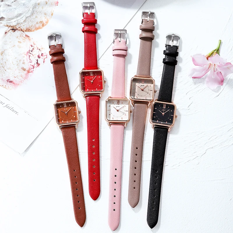 

Ladies watch women 5pcs quartz wristwatches leather watches bulk items wholesale Limited Time Special AliExpress wholesale sale