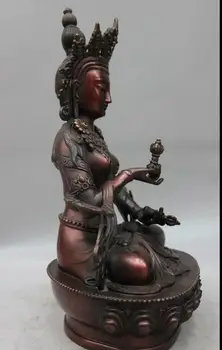 

12" Tibet Buddhism Bronze Copper Vajradhara Vajrasattva Buddha Bodhisattva Statue