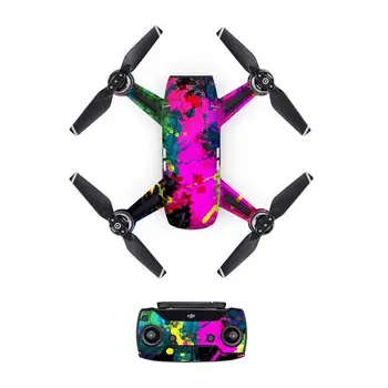 

Custom Design Waterproof PVC Stickers Decal Skin Protective Cover Wrap for DJI Spark Drone Body Arm Remote Controller Spare Part