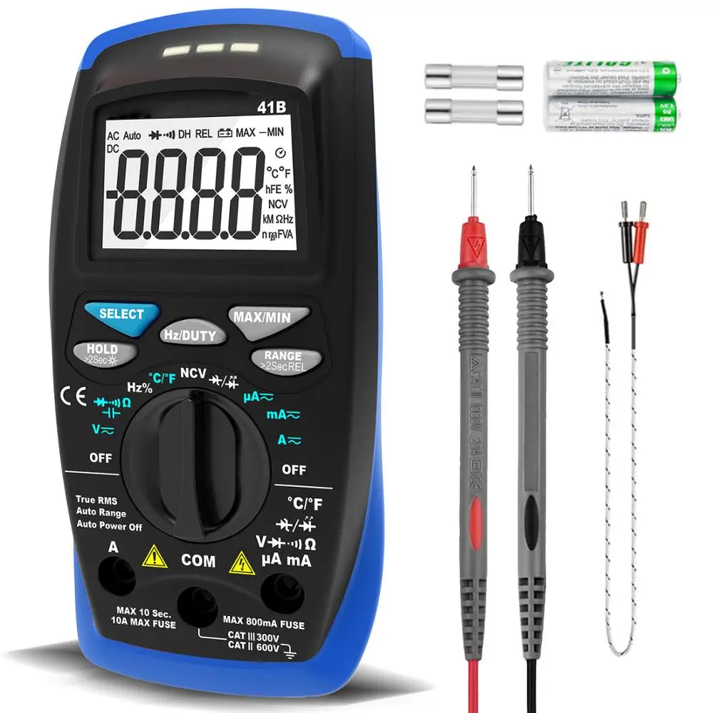 amperimetro para teste ac dc ncv rms 01