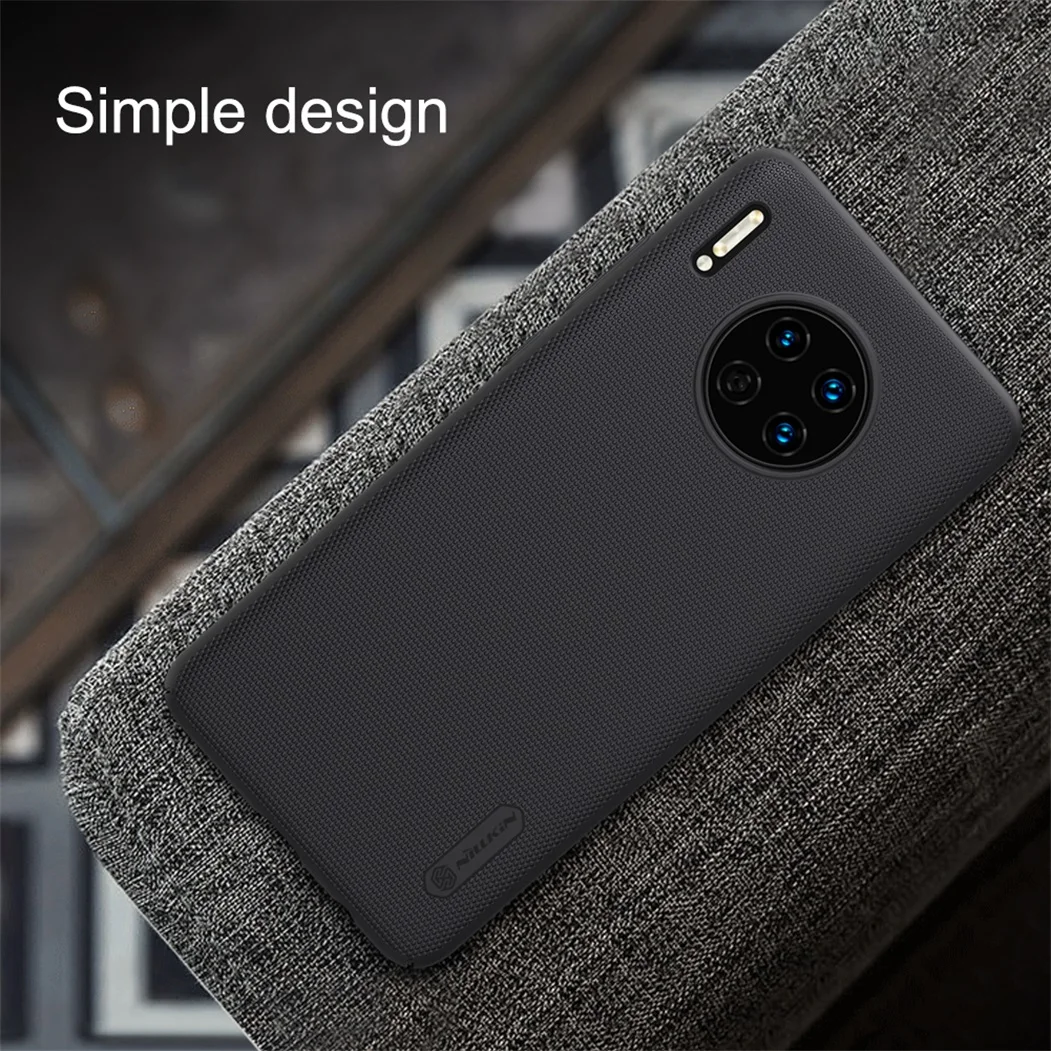 Чехол Nillkin для huawei mate 30 Pro 5G, суперматовый защитный чехол из жесткого поликарбоната, черный матовый защитный чехол для huawei mate 30