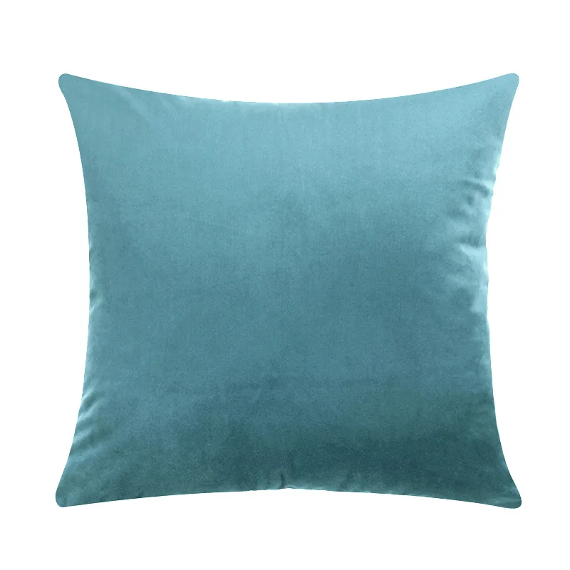 Роскошный бархатный розовый синий чехол для подушки, наволочка, чехол для подушки, желтый, белый, черный, серый, домашний декоративный диван, подушки для стула - Цвет: 45