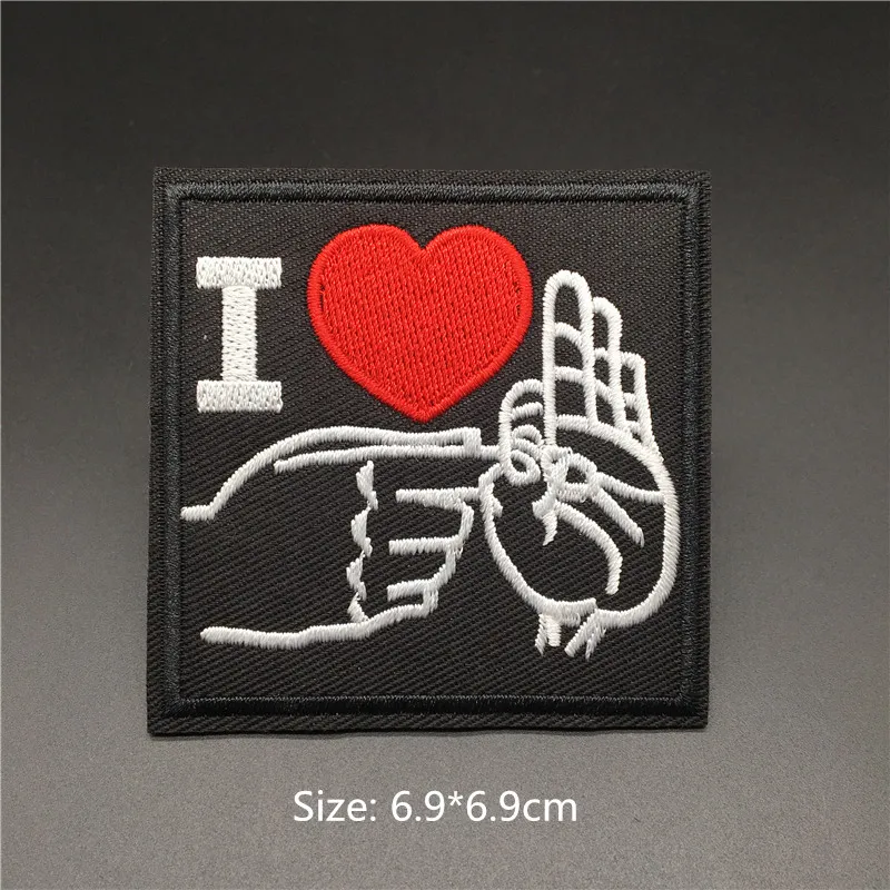 

2020 New Clothes Badge Ironing Patch for Clothing Embrodered Patches for Denim Jeacket Jeans DIY Sewing Stickers Dercor