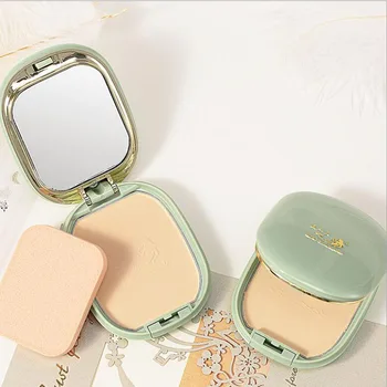 

Refreshing Beauty Powder Biscuit Wet Dual-use Concealer Moisturizing Oil Control Natural Makeup Foundation 10G