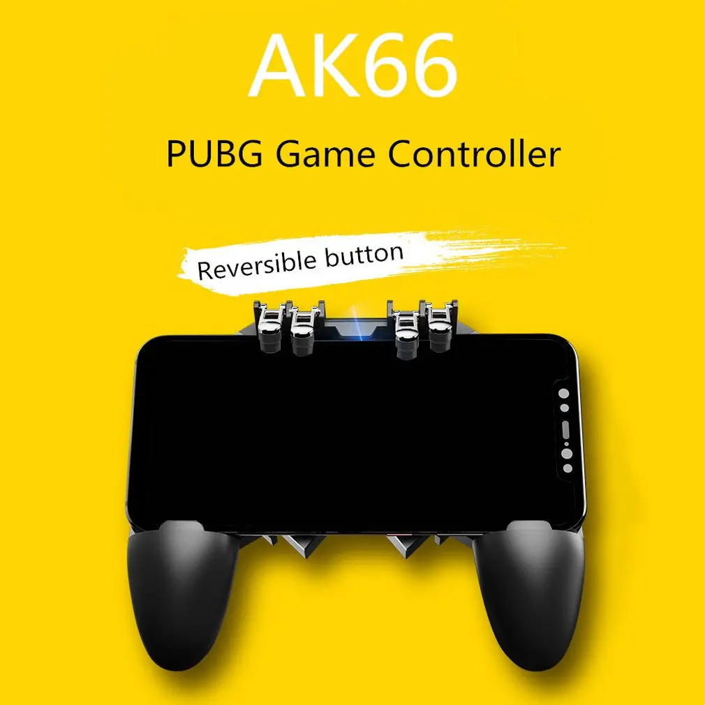 Мобильный игровой контроллер AK66 Six Finger All-in-One с кнопкой «пожарный ключ» для мобильных игр с куриным артефактом