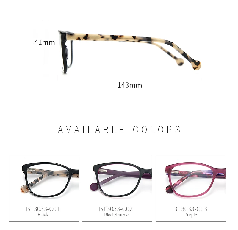 BLUEMOKY оправа для очков при близорукости дальнозоркости, очки по рецепту, ацетатная оправа, модные квадратные очки, очки BT3033