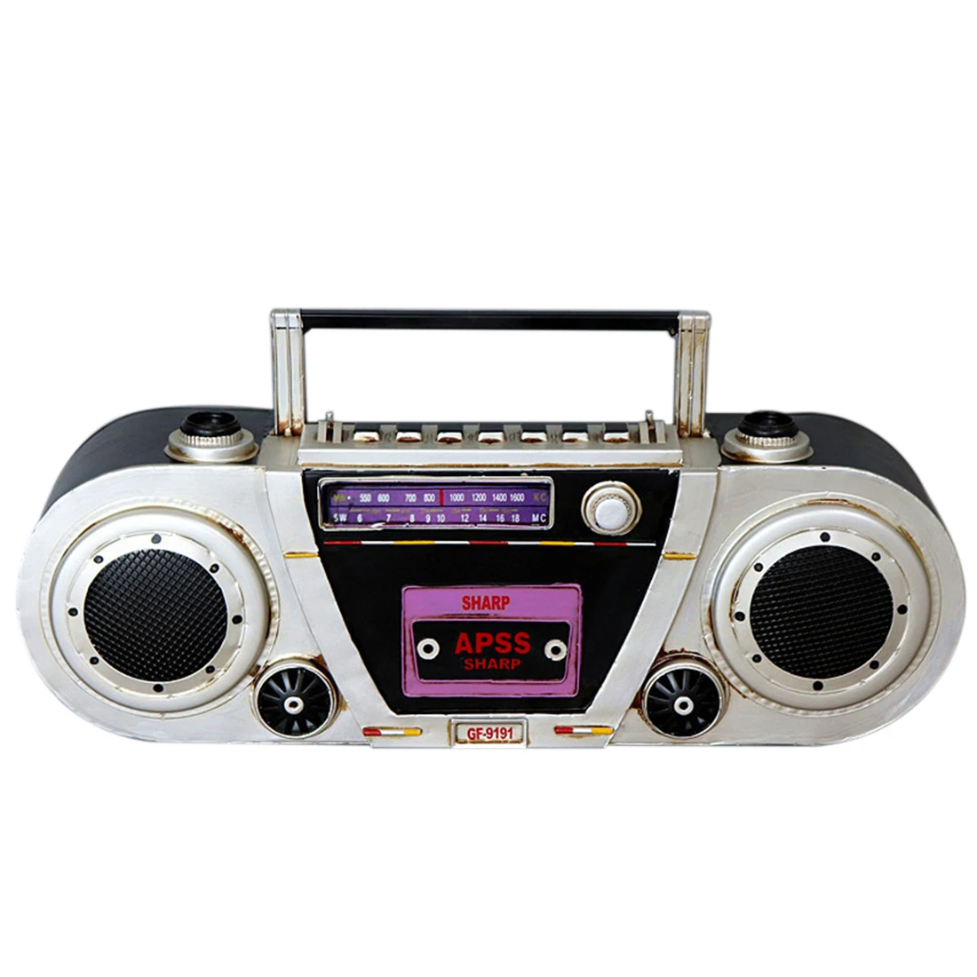 

Hot 58 X 14 X 28cm Creative Retro Model Simulation Radio Ornaments For Home Decor Christmas Home Bedroom Decoration Accessories