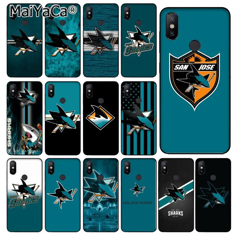 Чехол для телефона MaiYaCa San Jose Sharks высокого качества для xiaomi mi 6 8 se note2 3 mi x2 redmi 5 5plus note 4 5 5