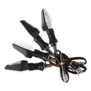 

4pcs Universal Motorcycle Bike 12 LED Turn Signal Indicator