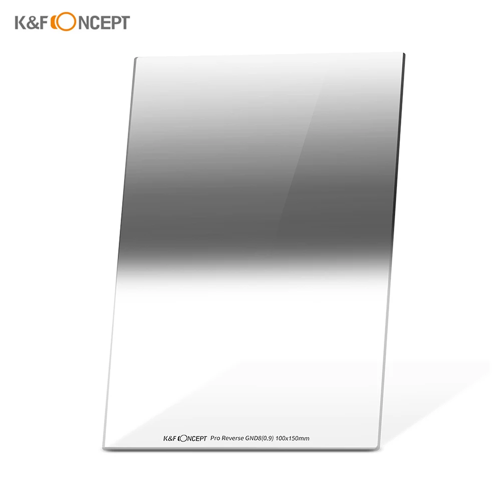 K & F CONCEPT 100*150*2 0 мм Pro Reverse GND8 (0 9) квадратный фильтр 100 HD Оптическое стекло