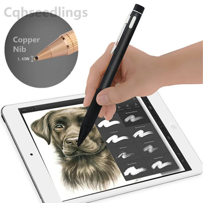 Продажа Высокоточный активный стилус для емкостного экрана, сенсорный карандаш для ipad, ручка для сенсорного экрана для iphone, рисование, написание дл...