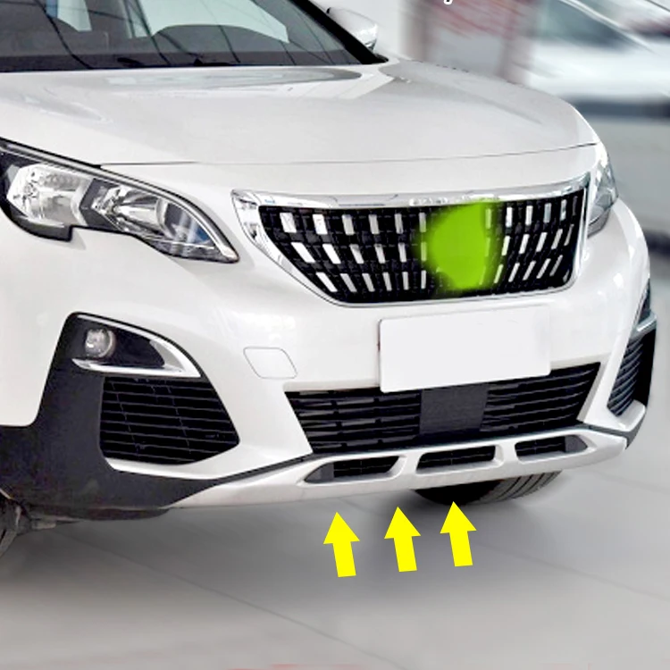 Для Peugeot 3008 GT 5008 2016 20172018 2019 2020 ABS Передние бамперы Противоскользящий Бампер