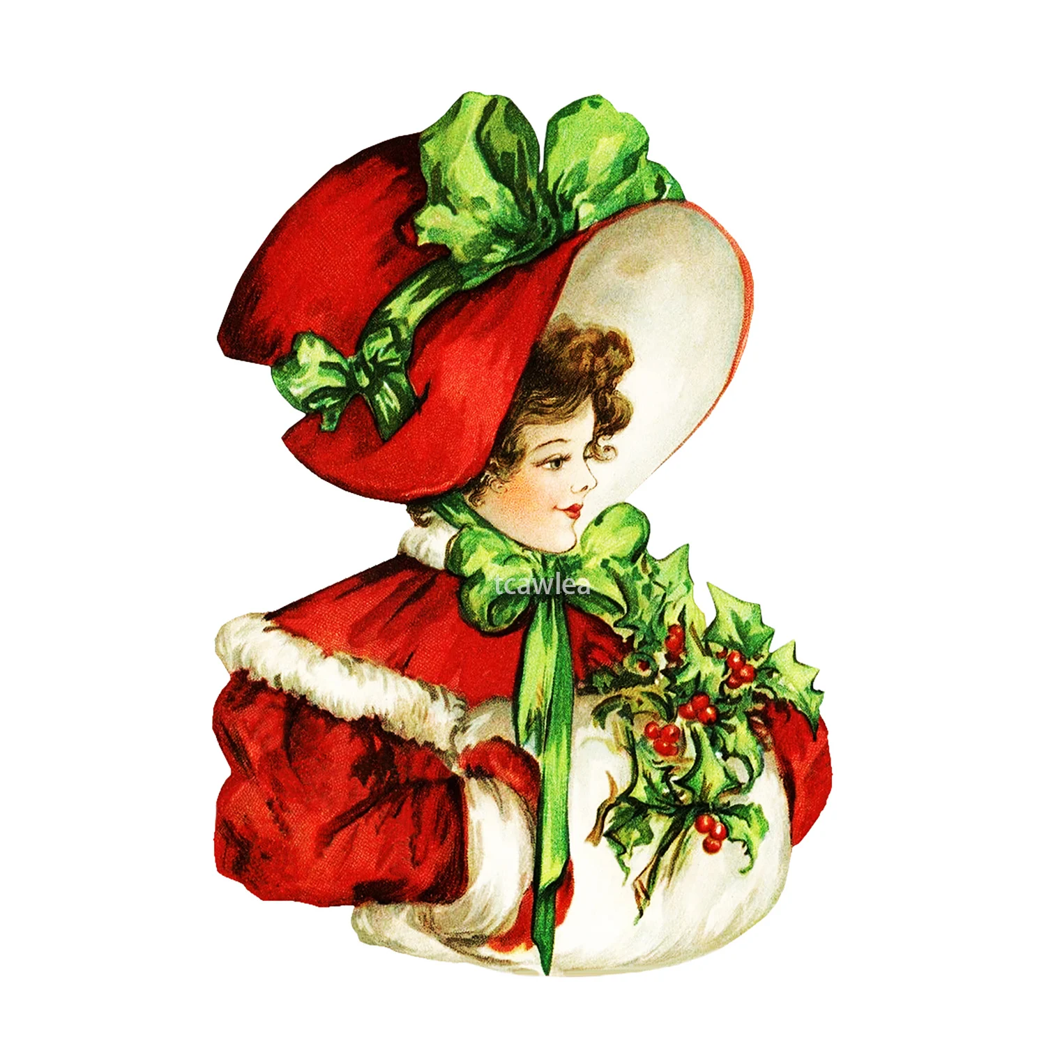 Vintage Christmas Girl Cutting Dies Winter Doll Stencil In Metallo Per Fai Da Te Scrapbooking Card Craft Decor