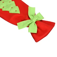 Meery Рождественская крышка для бутылки с красным вином сумки Санта-Клаус бант украшение сумка на Год Вечерние подарочные сумки для дома