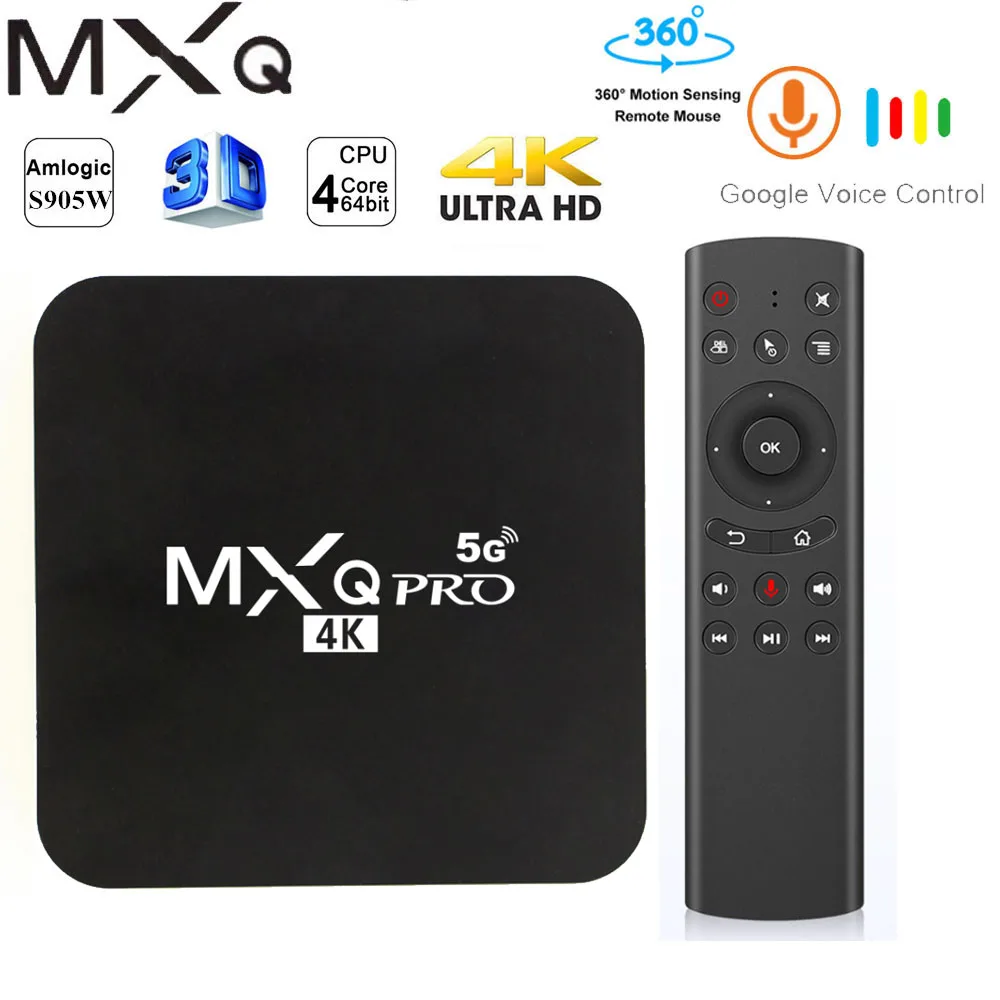 MXQ Pro Android 7.1 smart TV Box 2GB RAM 16GB ROM Amlogic S905W puce 2.4G 5G WiFi 4K Google Youtube lecteur multimédia MXQ décodeur | AliExpress