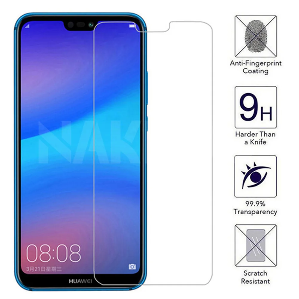 

9H Protective Glass on the For Huawei P20 Pro P10 Lite Plus P30 Lite P Smart 2019 Screen Protector Tempered Glass Film Case
