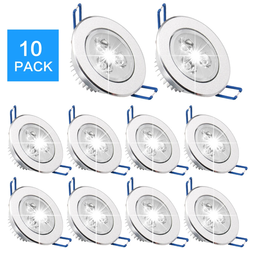 

10pcs/lot Led Downlight 9W 12W 15W 220V 110V LED Ceiling Downlights Lamps Spot Down light Bulb Home Indoor Lighting