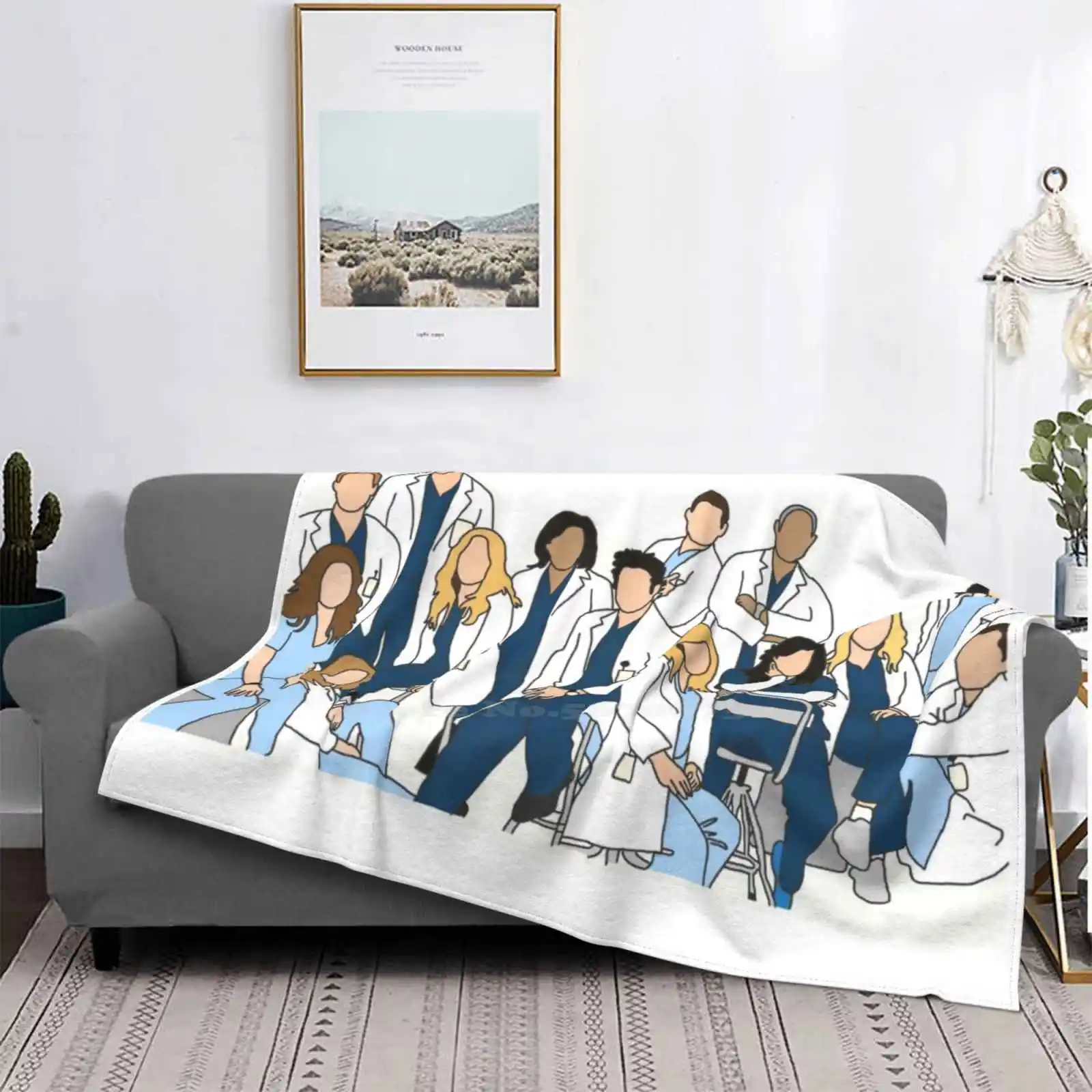 S Nuovo Arrivo Moda Per Il Tempo Libero Coperta Di Flanella Greys Greys Anatomy Tv Tv Show Series Computer Laptop Vsco Teen Teenager Girls