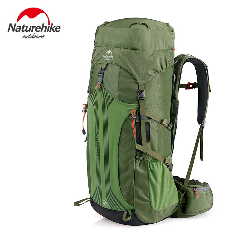 

Naturehike Outdoor Hiking Bag Professional Bag Large Capcity Backpack Suspension System Climbing Backpack With Waterproof Cover