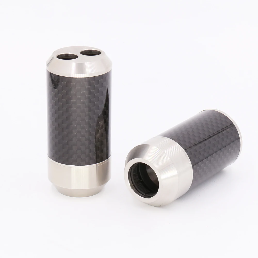 Fibra de Carbono Calças Boot y Divisor 1to para Faça Você Mesmo Áudio Alto-falante Cabo Oi-end Aço Inoxidável Cf1606 Peças de - Image 6