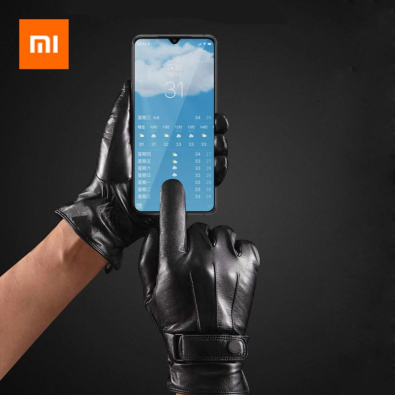 

Xiaomi AllTouch Lambskin Touch Screen Gloves Soft Warm Wool Fleece Liner For Motorcycle ATV Downhill Cycling Riding Men Women