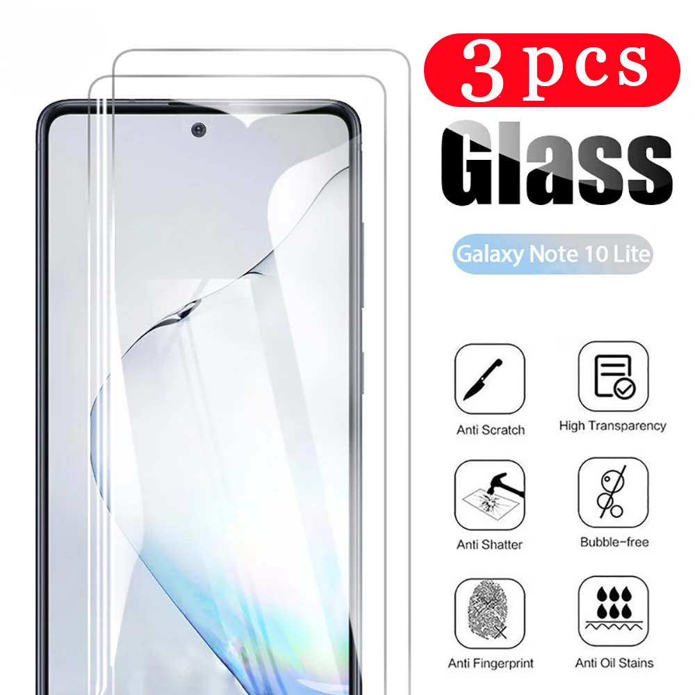 3 шт пленка для samsung galaxy note 8 9 10 lite plus pro Закаленное стекло Защитная экрана