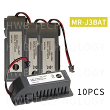 10 пакет абсолютно MR-J3BAT PLC промышленный MELSERVO литиевая батарея батареи для ПЛК-устройств для MITSUBISHI