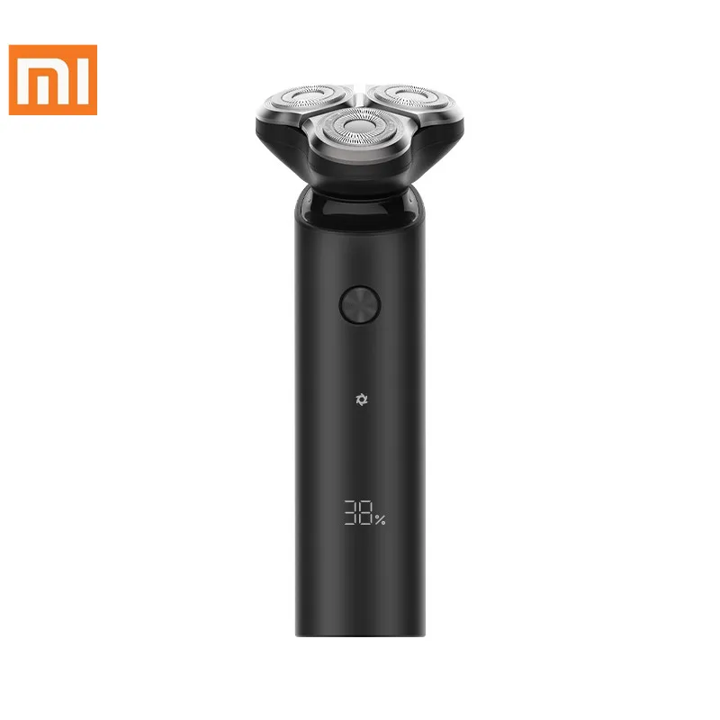 Новая мужская электробритва XIAOMI MIJIA умная портативная бритва с 3 головками