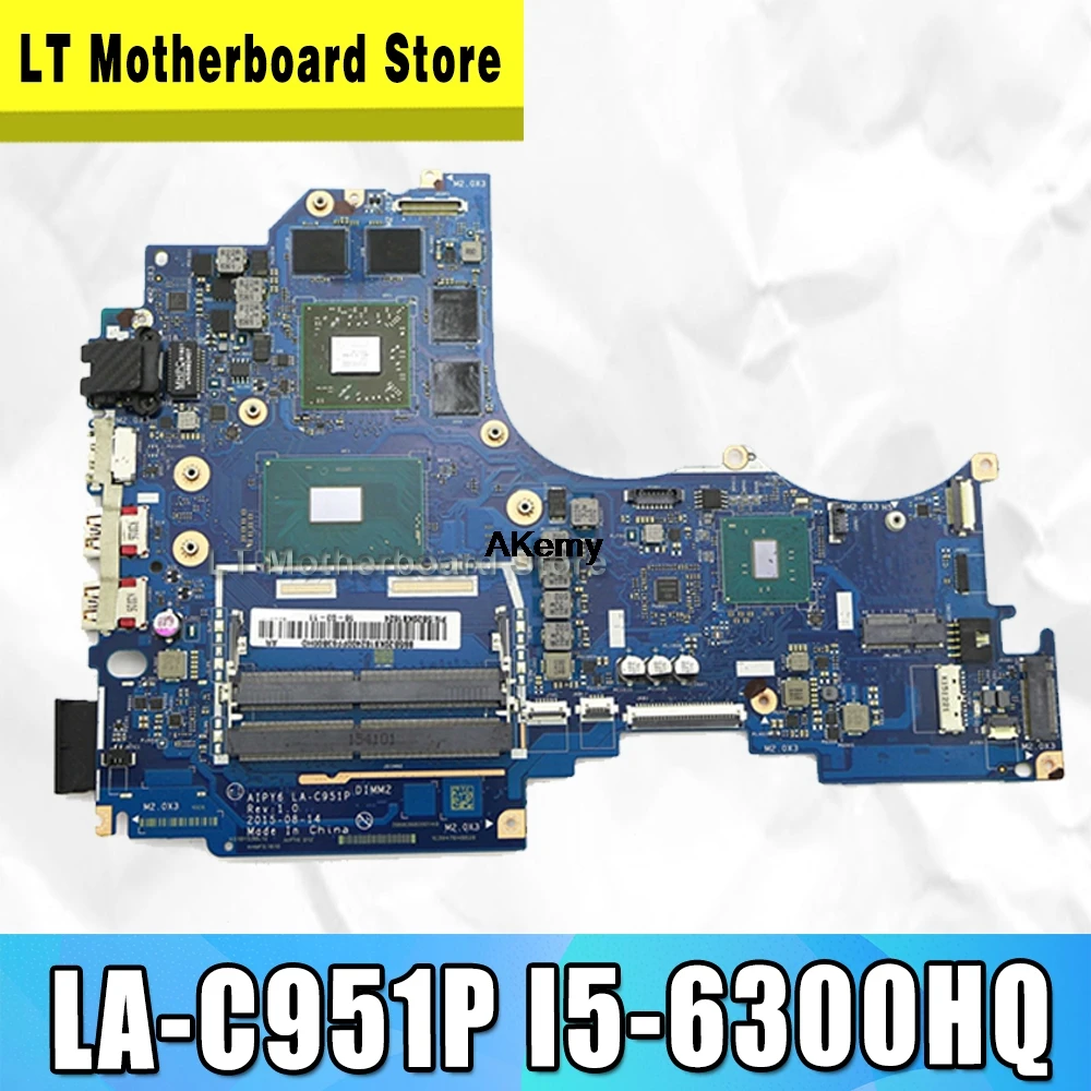 LA-C951P Laptop Moederbord Voor Lenovo Y700-14ISK Originele Moederbord I5-6300HQ R9-M375 2 Gb LA-C951P Laptop Moederbord Voor Lenovo Y700-14ISK Originele Moederbord I5-6300HQ R9-M375 2 Gb
