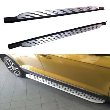 

2Pcs Door Fixed Side Step Running Board Nerf Bar Guards Protector Fits for All New Ford- Explorer 2020 2021 - Silver