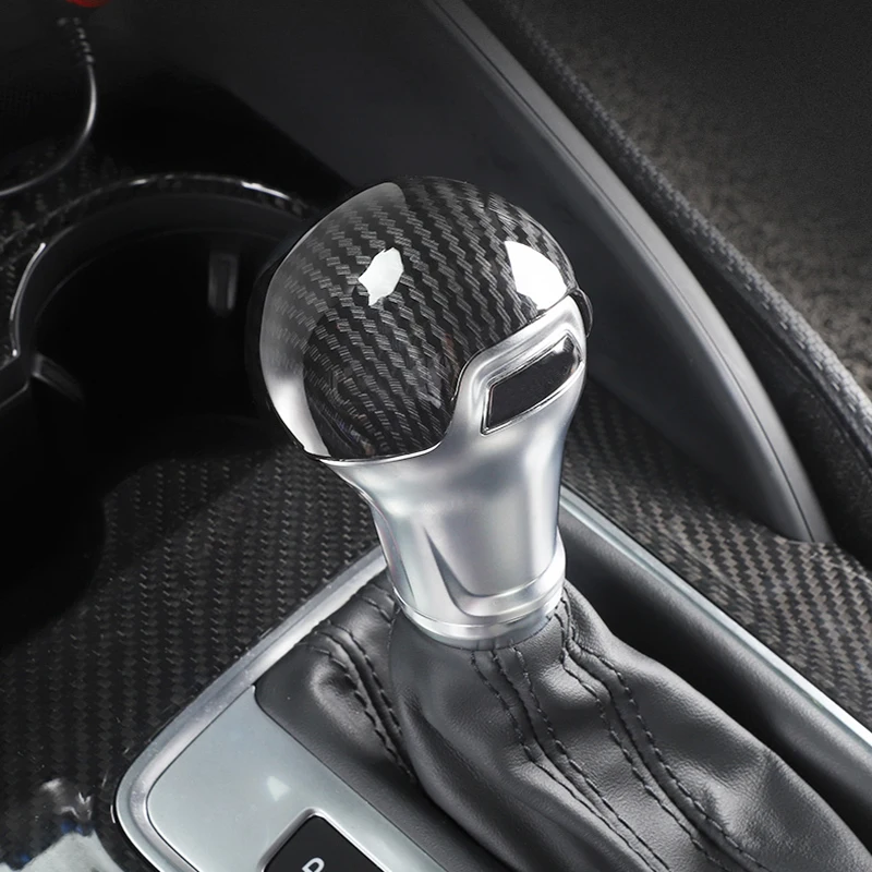 Аксессуары для Audi A3 A4 A5 A6 A7 Q2 Q5 Q7 S3 S4 S5 S6 S7 B8 B9 консоль из углеродного волокна ручка
